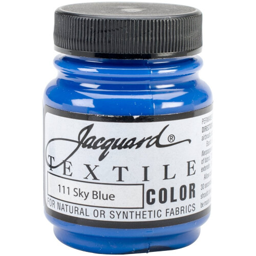 Jacquard Textile Color Fabric Paint 2.25oz-Sky Blue
