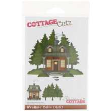 CottageCutz stanst een boshut van 4 bij 6 inch