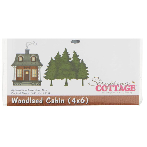 CottageCutz Die Cuts Cabane forestire 4 x 6 pouces 2