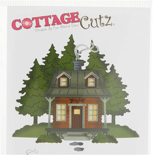 CottageCutz Die Cuts Cabane forestire 4 x 6 pouces 1