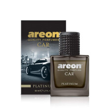 Areon Auto Parfém 1,7 Fl Oz. (50ml) Skleněná Lahev Osvěžovač Vzduchu, Platinum