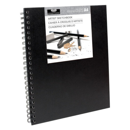 Spiral Hardcover Sketchbook 5.8"X8.3"- 1