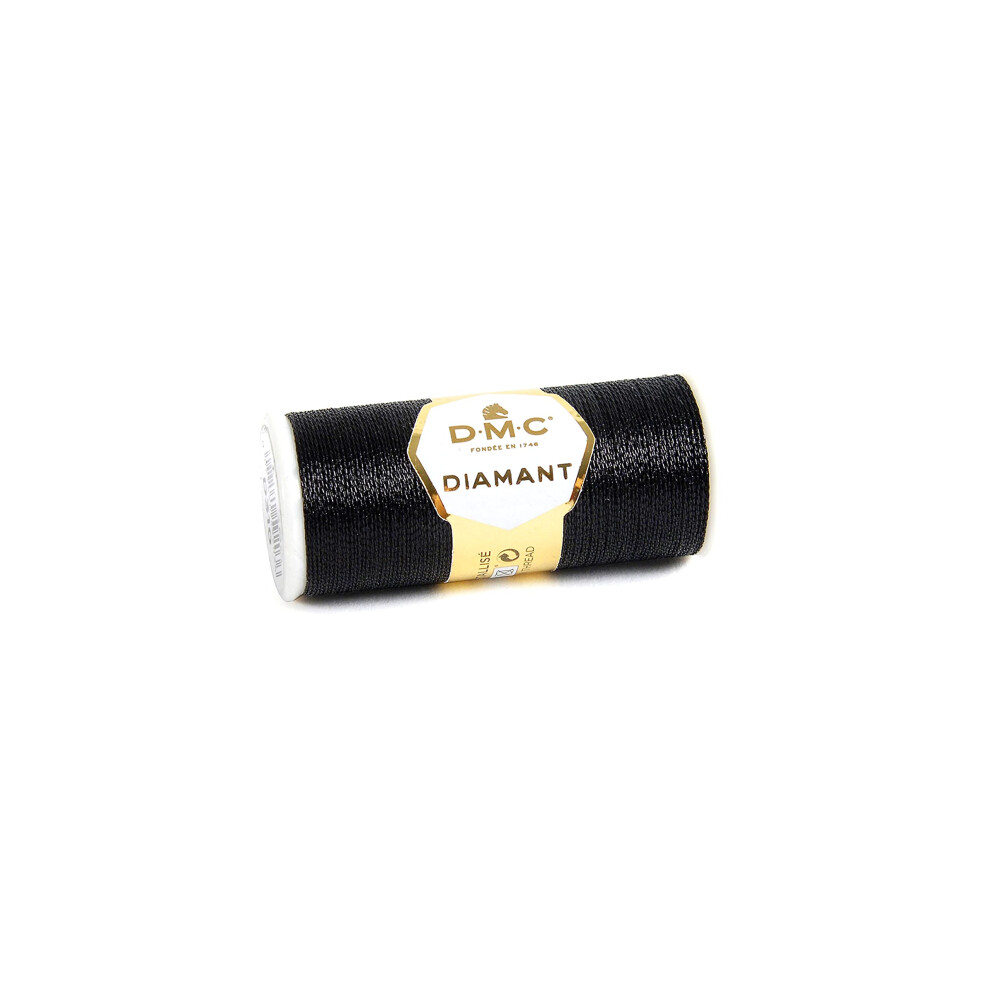 Dmc Diamant Metallic Thread 38.2Yd-Ebony 380-D310