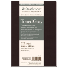 Strathmore 481-105 Softcover Kunstskizzenbuch, 5,5" X 8", Toned Grau, 112 Seiten