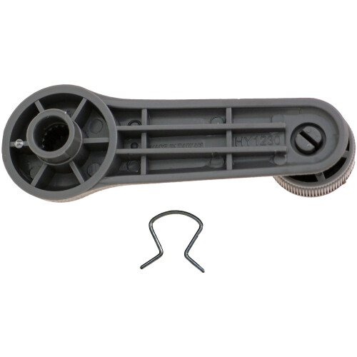 Dorman 83435 Window Crank Handle Compatible with Select Models Textured Gray 1