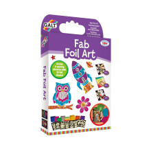 Fab Foil Art Kit With 8 Adhesive Pictures And 25 Foil Sheets - Galt Toys -  galt art fab foil toys