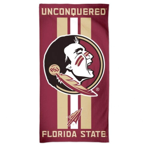 NCAA Florida State Seminoles 30 x 60 Fiber Reactive rantapyyhe