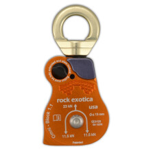 Rock Exotica Omni-Block 1,1"""" jednoduch otocn kladka vysoce pevn otocn kladka s bocnm prstupem pro lanov vyrobeno v USA