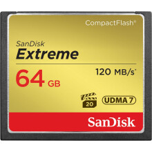 Sandisk Extreme CompactFlash-hukommelseskort - 64 GB (SDCFXS-064G-A46)