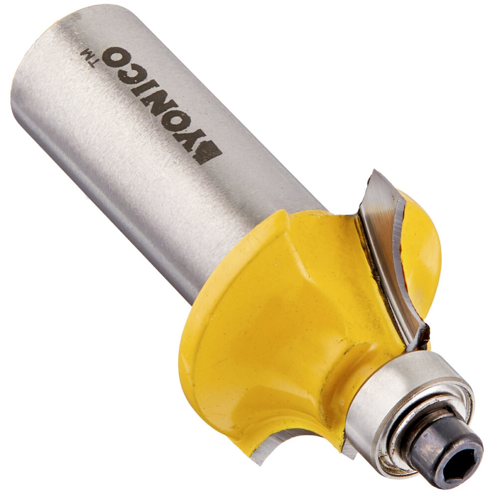 Yonico Roundover Beading Router Bits Edge Forming 1/4-Inch Radius 1/2-Inch Shank 13172 765573827897