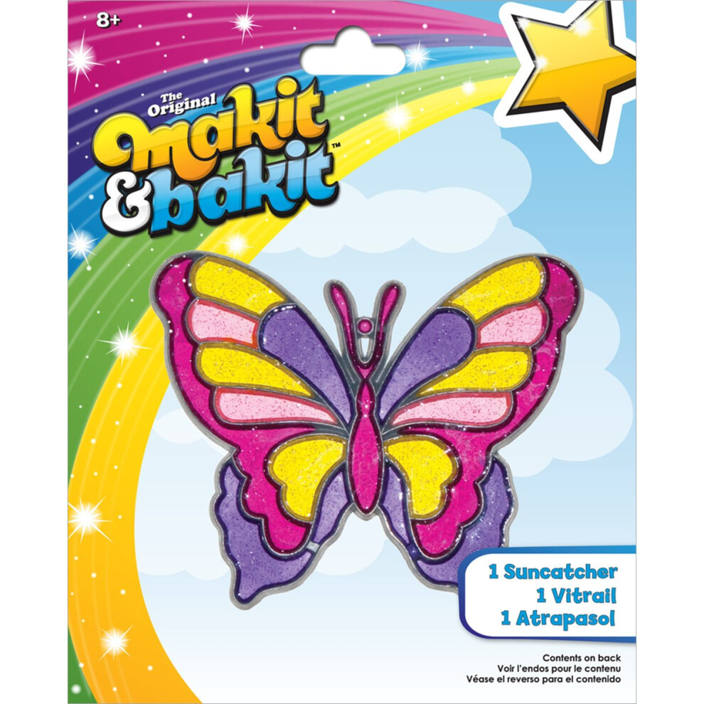 Makit & Bakit Suncatcher Kit-Large Butterfly