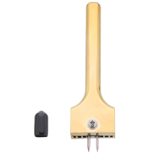 DIY Leather Tool Leather Craft Tool Adjustable Fork Punch-gold