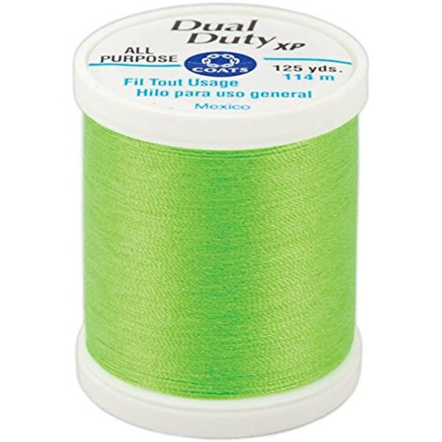 Coats Thread & Zippers Dual Duty XP Γενικής Χρήσης Νήμα, 125-Yard, Νεον Πράσινο