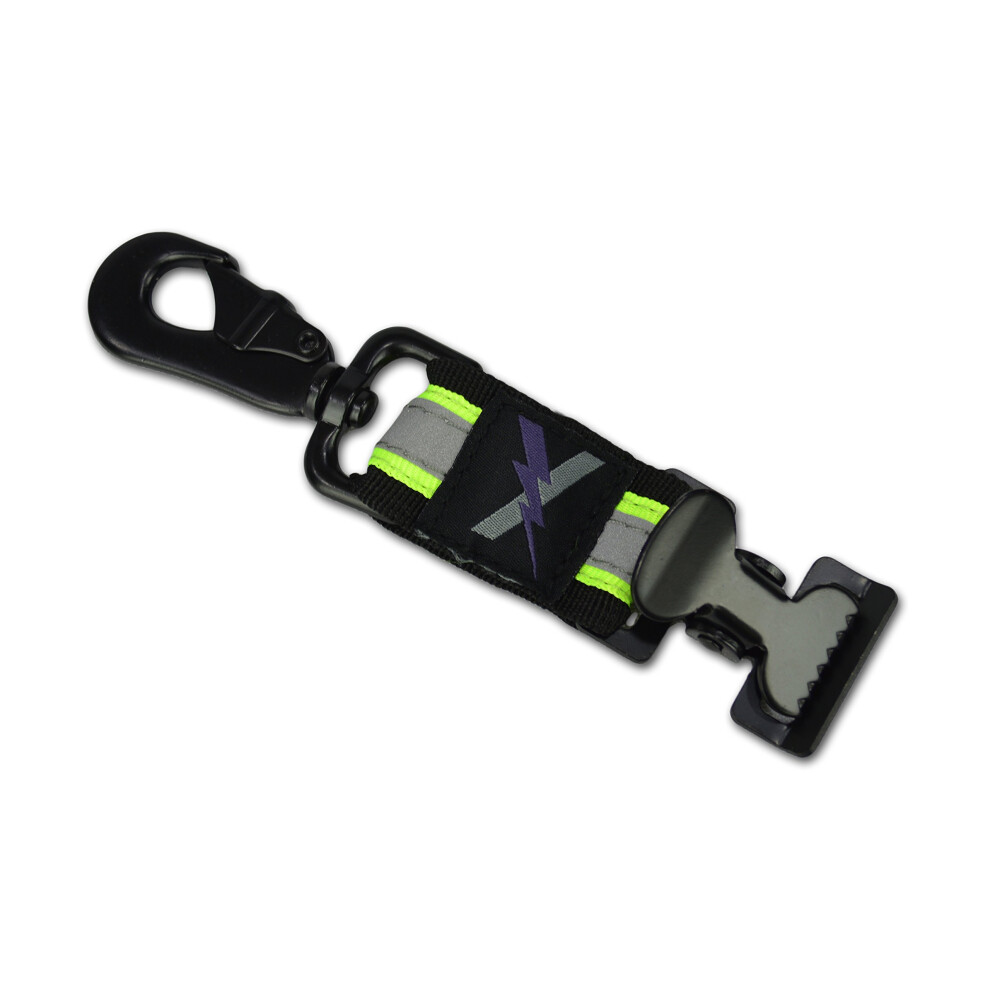 The Original Lightning X Reflective Firefighter Rescue Extrication Work Glove Strap W/Alligator Clip 853241006122