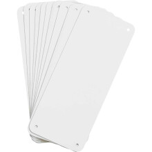 Brady tbla res - fehr - 4,25"" magassg 10,25"" szlessg, alumnium - 10 db-os csomag (106461)