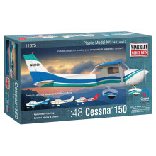 Minicraft Cessna 150 avec Options de Marquage Modèle Kit, Échelle 1/48