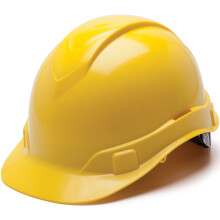 Pyramex Safety Pyramex Ridgeline Cap Style Hard Hat 6-Punkt-Ratschenaufhängung Gelb