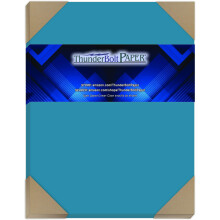 50 Bright Aqua Blue Cardstock 65lb Cover Paper - 9 X 12 Inch Frame en schetsblokformaat - 65 lb/Pound Lichtgewicht Cardstock - Kwaliteit Glad Papiero