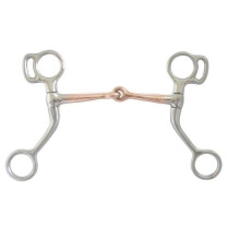 AJ Tack Copper Mouth Tom Thumb Miniature Horse Bit 3,75""""