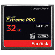 SanDisk Flash Memory Card, 32GB Extreme Pro CompactFlash Memory Card (160MB/s) B&H