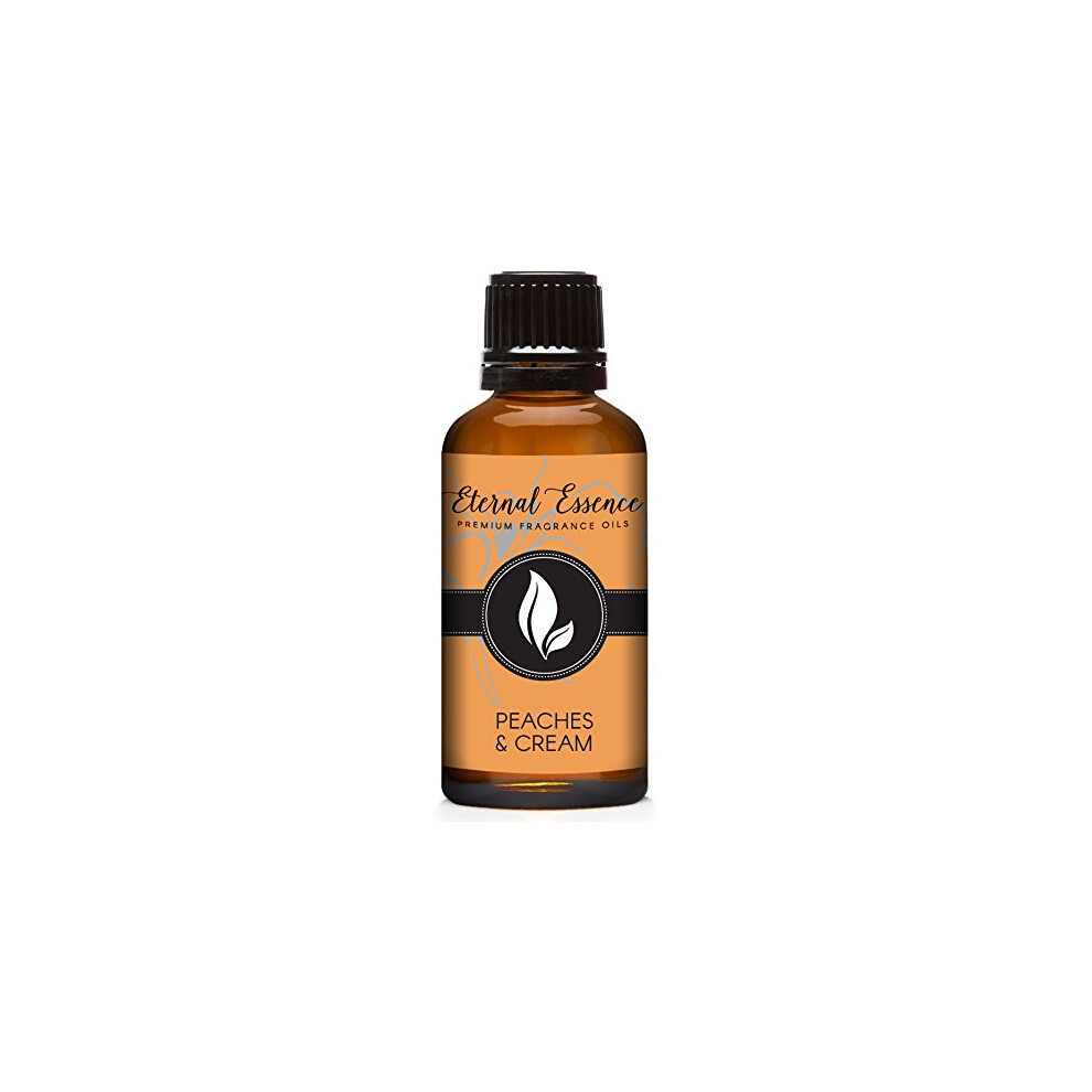 Eternal Essence Oils Peaches & Cream 30Ml Premium Fragrance Oil - For Candle Soap Making Aromatherapy Diffusers Home Care & Humidifiers