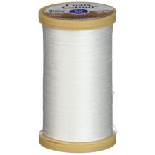 Coats Machine Quilting Cotton Thread 350yd-White S975-0100