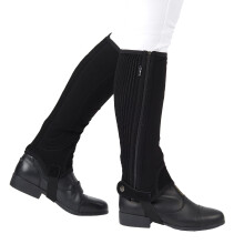 Dublin Easy-Care Half Chaps II, Nero, Taglia Bambini Grande