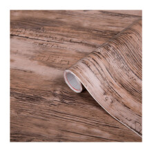 D-C-fix Classic Distressed Wood Effect Rustik Self Adhesive Film 2m X 45cm Brown
