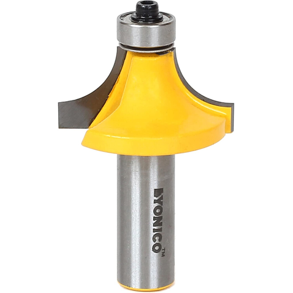 Yonico 13166 1/2-Inch Radius Round Over Edge Forming Router Bit 1/2-Inch Shank 765573827880