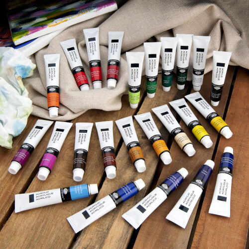 Acrylic Paints 21ml 24/Pkg-Assorted Colors 2