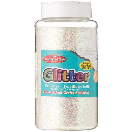 GLITTER 16 OZ BOTTLE IRIDESCENT