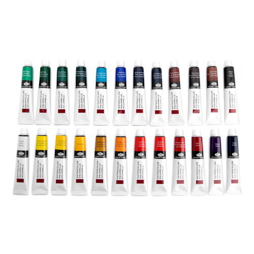 Watercolor Paints 21ml 24/Pkg-Assorted Colors 1
