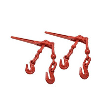 EZ Travel Collection 2-pack vrachtwagenaanhangwagenhendel Laadbinder met klikbinder voor ketting van 1/4"" tot 5/16"" (limiet werklast: 2.600 LBS)