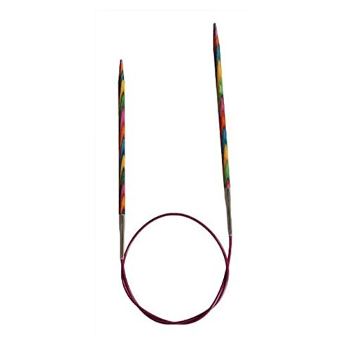 KnitPro 40 cm x 3.25 mm Symfonie Fixed Circular Needles, Multi-Color 1