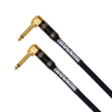 Mogami Platinum Guitar RR-kabel - hgervinkel 1/4-tums TS till 1/4-tums TS - 6 fot