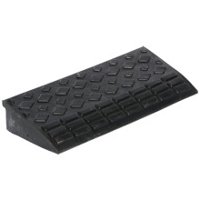 Vestil RCR-23 Heavy Duty Rubber Corner Ramp Rectangular 9-11/16 in. x 23-5/8 in. x 3-5/8 in. 4000 Lb. Capacity Black