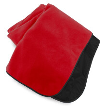 Mambe Manta para exteriores para climas extremos, color rojo grande, 100% impermeable y resistente al viento, forro polar suave y clido con carc
