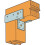 Simpson Strong-Tie EPC6Z EPCZ ZMAX Galvanized End Post Cap for 6x 2