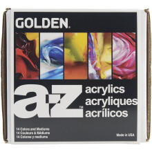 Set de peinture acrylique Golden A-Z pour débutants