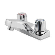 Pfister LG1435000 Pfirst-serie 4-inch centerset badkamerkraan met 2 handgrepen in gepolijst chroom Watereffici?t model