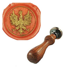 Vintage Phoenix Custom Picture Logo Wedding Invitation Wax Seal Sealing Stamp Rosewood Handle Set by MDLG