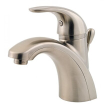 Pfister Parisa - Grifo para lavabo de baρo, control ϊnico, 1 manija, acabado en nνquel cepillado, LF042PRKK