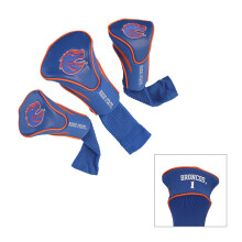 Team Golf NCAA Boise State Broncos Contour Golf Club Headcovers (3 stuks) Genummerd 1 3 & X Geschikt voor extra grote drivers Utility Rescue & Fairwa