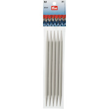 Double-Pointed Needle, Grey, 20 cm x 9 mm