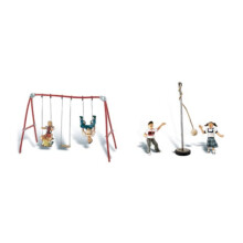 Painted Playground Fun (OO/HO figures) Woodland Scenics A1943 P3 free post P3