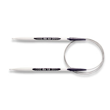 Prym Circular Knitting Pins/Needles, Ergonomic Design, 6mm x 80cm Length, High-performance Synthetic Material, Multi-Colour, 17 x 3 x 1 cm