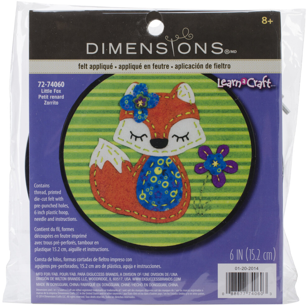 Dimensions D72-74060 - Applique: Little Fox