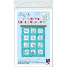 Jack Dempsey Needle Art Kittens 9" Quilt Blokken Thema