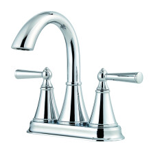 Pfister LG48-GL0C Saxton rubinetto da bagno centerset a 2 maniglie 4"""" in cromo lucido 1,2 gpm