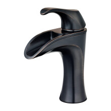 Pfister Brea Rubinetto Lavabo Bagno Monocomando 1 Maniglia Monoforo Finitura Bronzo Toscano LF042BRYY